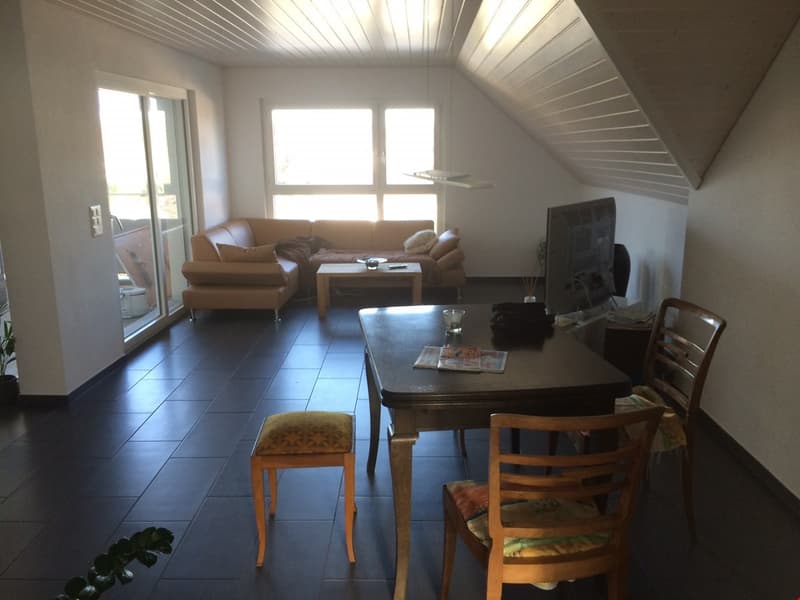 Helle Dachwohnung mit sonnigem Balkon in sehr gepflegter Liegenschaft (6)
