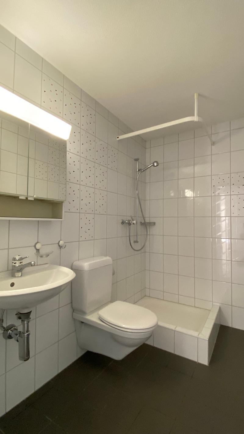 Dusche mit WC
