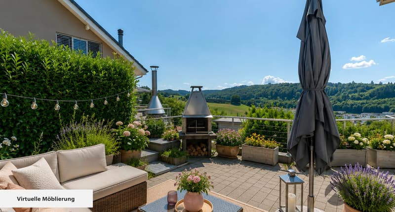 Sonnige Aussicht an erhöhter und beliebter Lage (11)