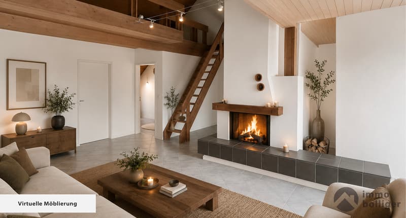 3 ½ Zimmer mit Charme, Weitsicht und viel Raumgefühl (1)
