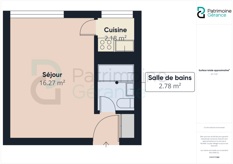 Rénové ! Appartement de 1.5 pièces (4)