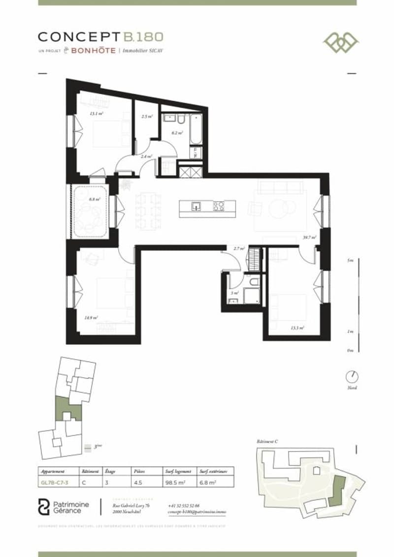 Découvrez Concept B.180 à Neuchâtel - Logement de 4.5 pièces (6)