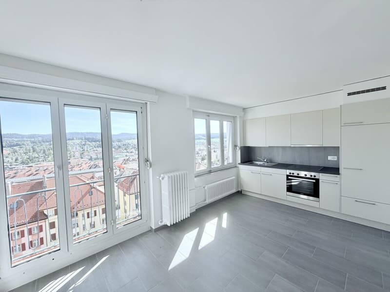 Rénové ! Appartement de 2.0 pièces avec vue dégagée (1)