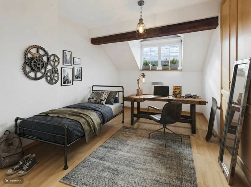 Maison individuelle de 5.5 pièces avec cheminée et jardin (6)