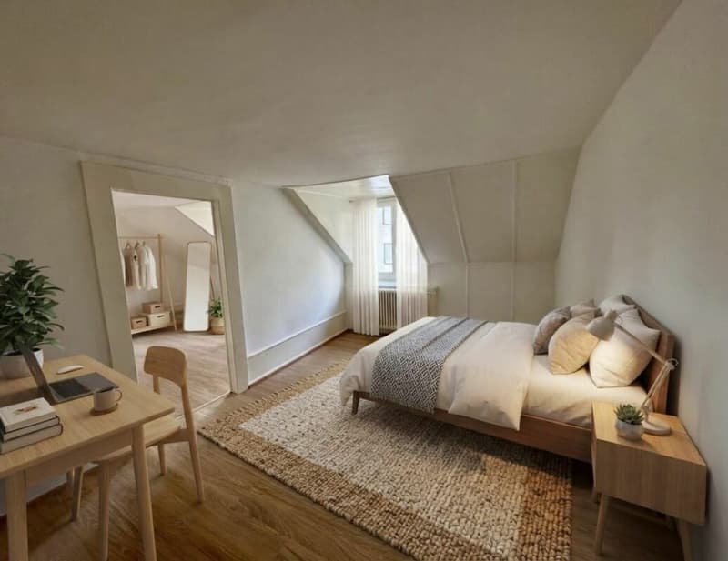 DU CHARME SOUS LES COMBLES - 3.5 PIÈCES DE 90 M² AU COEUR DE LA CHAUX-DE-FONDS (3)