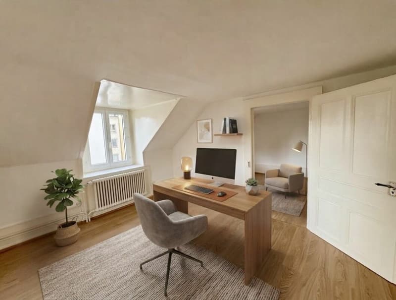 DU CHARME SOUS LES COMBLES - 3.5 PIÈCES DE 90 M² AU COEUR DE LA CHAUX-DE-FONDS (4)