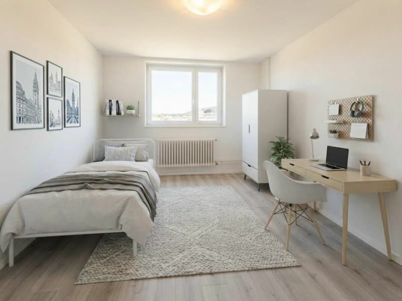 VUE DÉGAGÉE SUR LA VILLE ! APPARTEMENT LUMINEUX DE 3,5 PIÈCES AU 8? ÉTAGE (4)