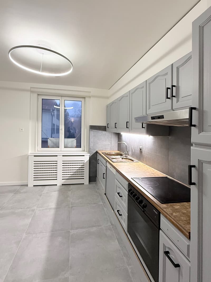 Joli appartement rénové de 4 pièces au 1er étage avec balcon et jardin commun (2)