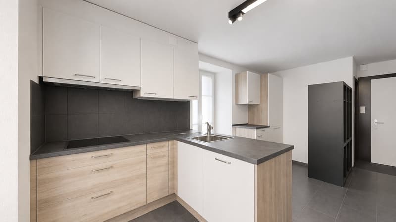 Superbe appartement de 4 pièces avec grand balcon, jardin et dans un quartier très calme (3)