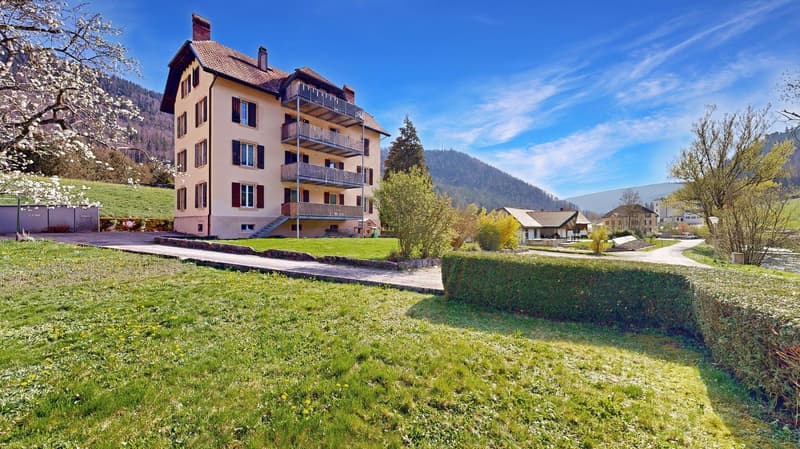 Superbe appartement de 4 pièces avec grand balcon, jardin et dans un quartier très calme (11)