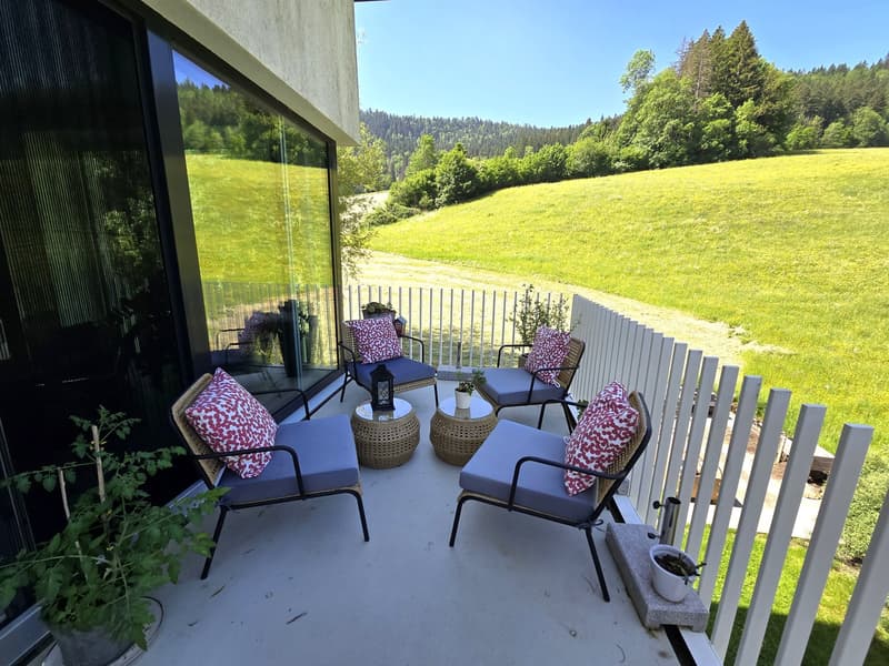 Superbe appartement de 5 pièces en triplex au 1er étage avec terrasse et jardin (4)