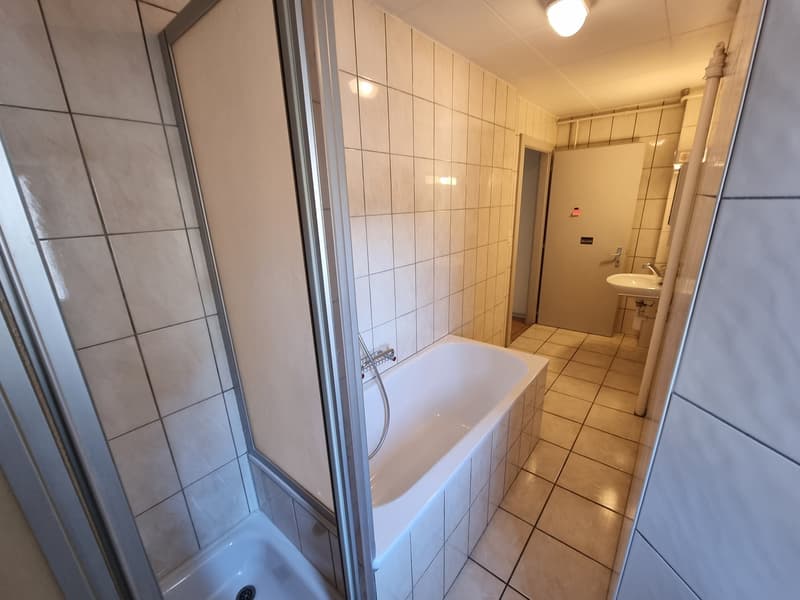 Joli appartement partiellement rénové de 4,5 pièces avec balcon et jardin commun (10)
