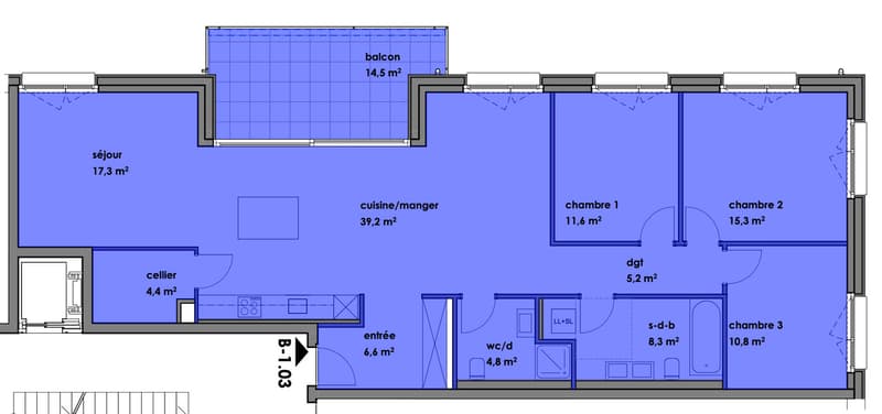 Spacieux logement neuf de 4.5 pièces avec grand balcon (4)