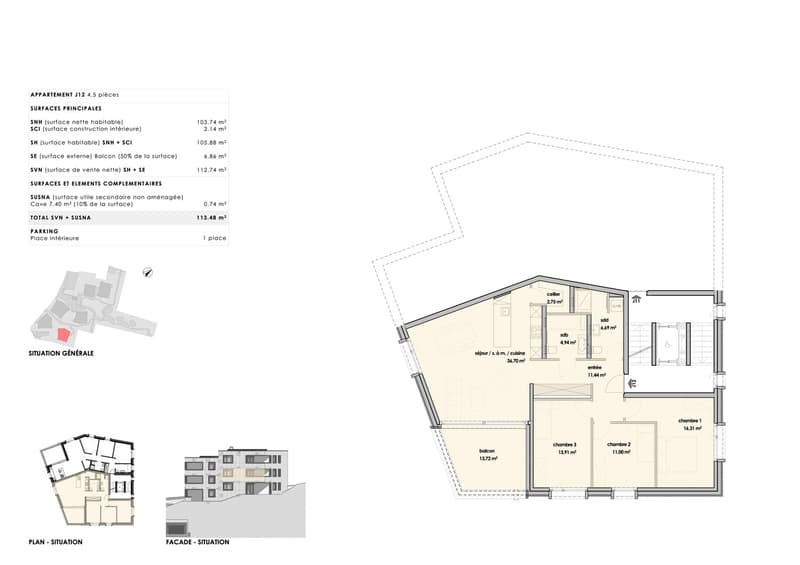 Petit immeuble de 6 appartements dans la nature, proche de la gare (5)