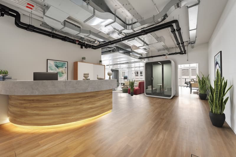 Empfangsbereich Virtual Staging