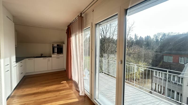 Leben mit Privatsphäre - charmante Dachwohnung in Gerlafingen (8)