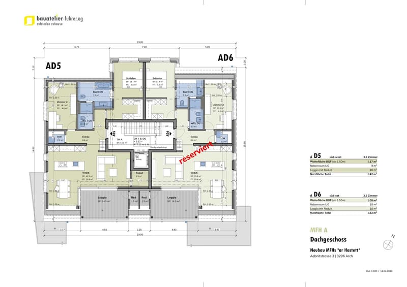 TOP ANGEBOT! ; - 3.5 Zimmer-Erdgeschosswohnung in Arch ... (8)