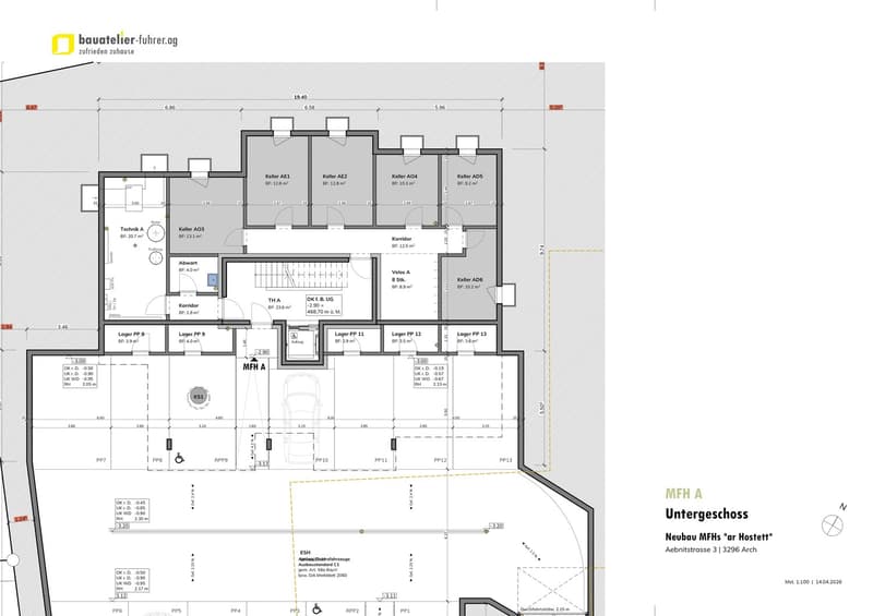 TOP ANGEBOT! ; - 3.5 Zimmer-Erdgeschosswohnung in Arch ... (13)