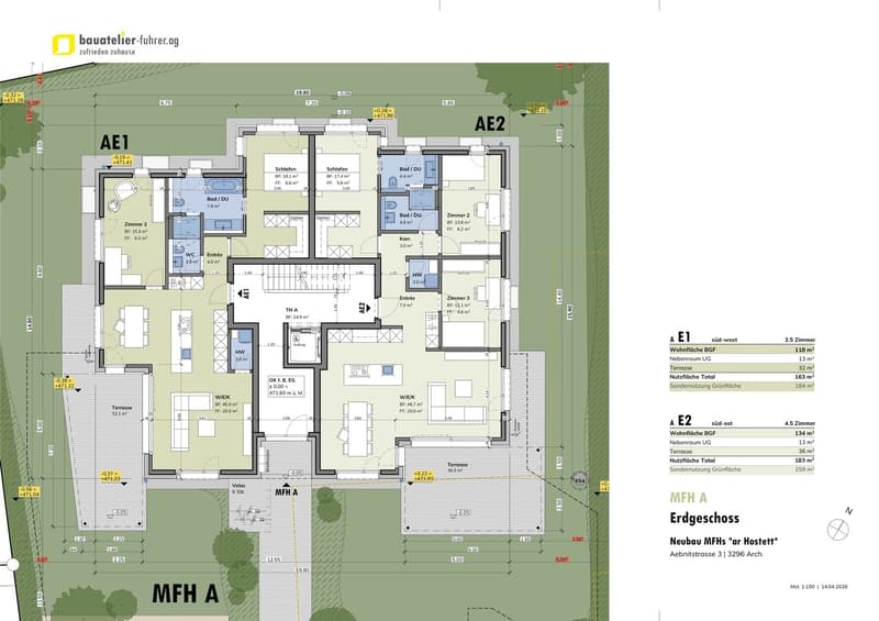 NEU NEU NEU ! ; - 3.5 Zimmer-Dachgeschosswohnung in Arch ... (4)