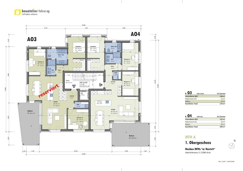 NEU! ; - 4.5 Zimmer-Eigentumswohnung in Arch ... (2)