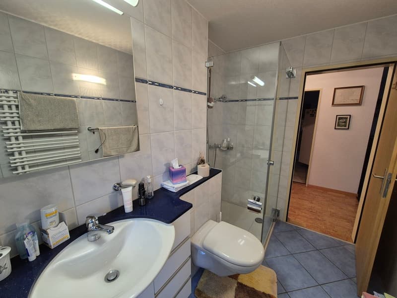 Badezimmer mit Dusche