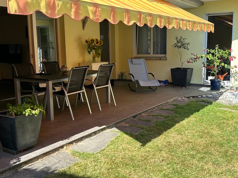 Gemütliches Ambiente im Garten