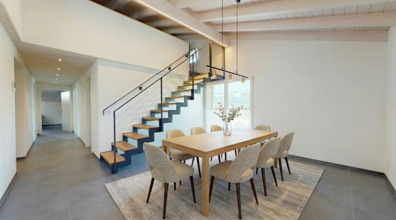 Moderne Dachgeschosswohnung mit spektakulärer Aussicht (2)