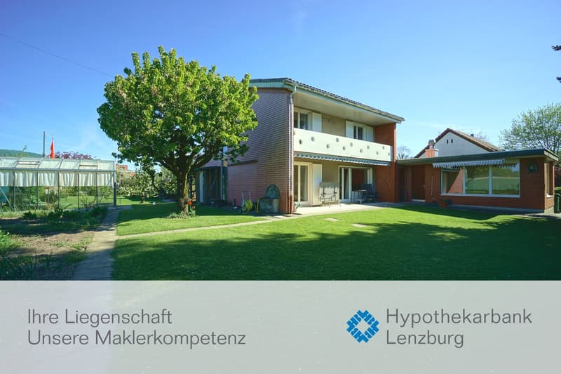 Idyllisches 5.5-Zimmer-Einfamilienhaus mit gepflegtem Umschwung, Biotop und Garage (1)