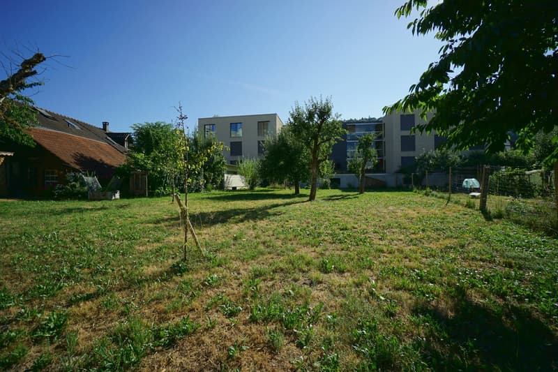 Grosszügige 4.5-Zimmerwohnung: grüne Oase am Dorfbach, mitten im Zentrum (2)