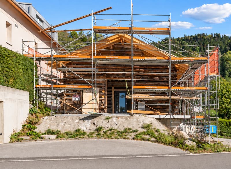 Ansicht Süd mit Blick Richtung Loggia