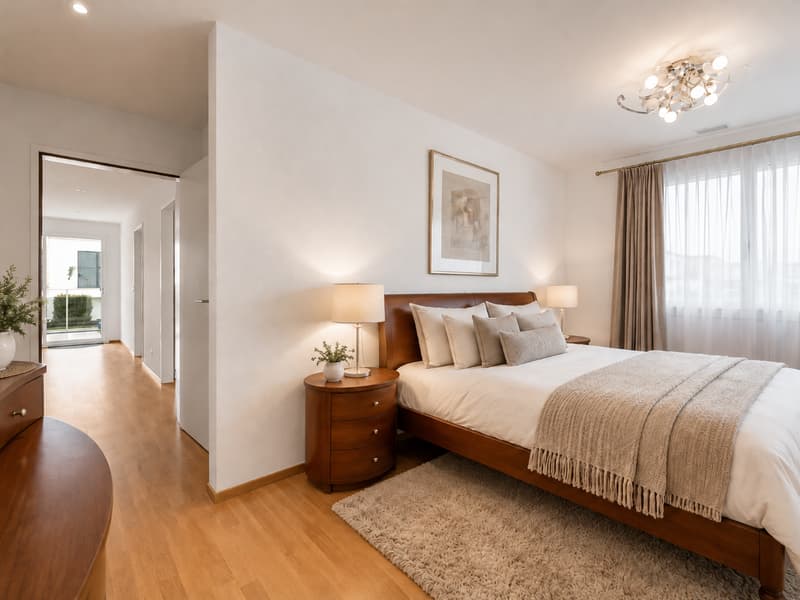 Geräumiges, helles Schlafzimmer