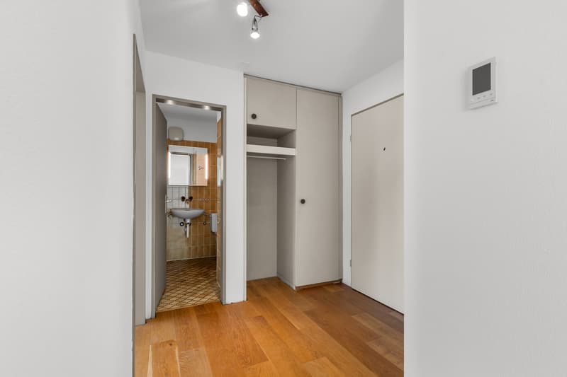 Eingangsbereich mit Einbauschrank und Garderobe