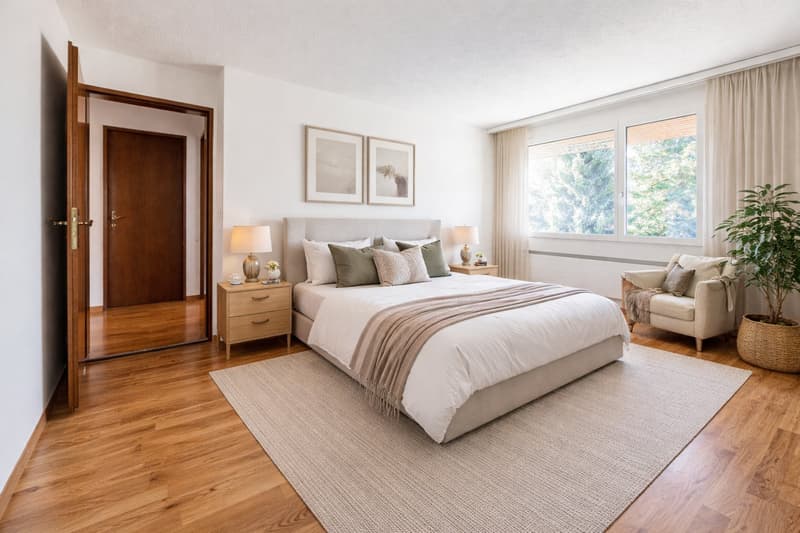 Elternschlafzimmer / Möblierungsvorschlag