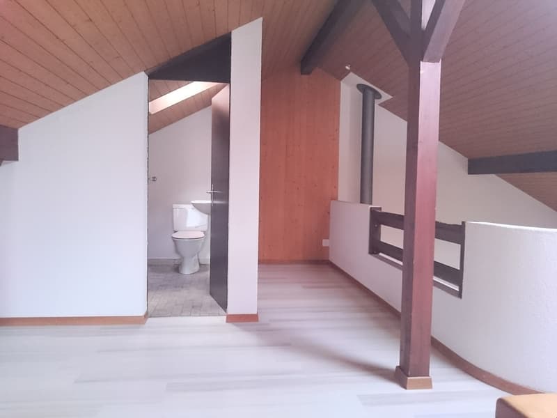 Helle 3,5-Zimmer Wohnung mit grosszügiger Galerie und Cheminée (12)