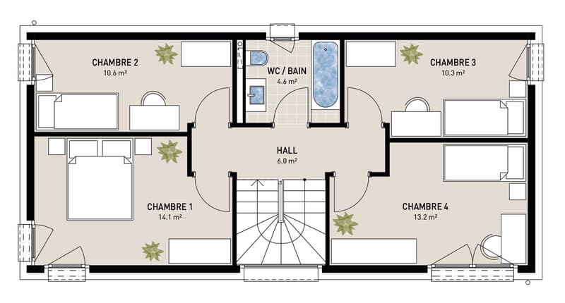 CHAMPLAN | 2 VILLAS INDIVIDUELLES DE 5.5 p (6)
