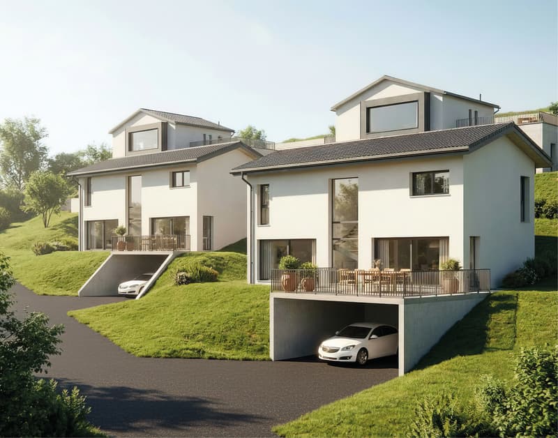 CHAMPLAN | 2 VILLAS INDIVIDUELLES DE 5.5 p (2)