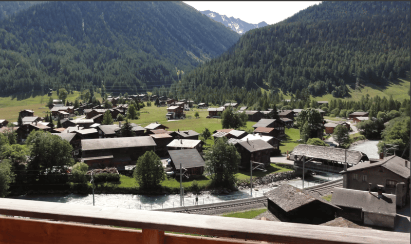 Wohnung Reckingen Aussicht