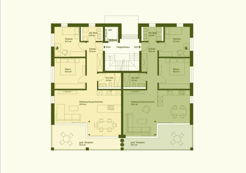 Erle - Wo modernes Wohnen auf Natur trifft! 3.5-Zimmer 1. OG Haus A (5)