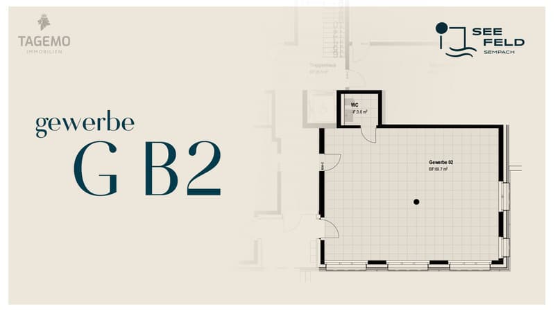 Grundrissplan Gewerbe G B2