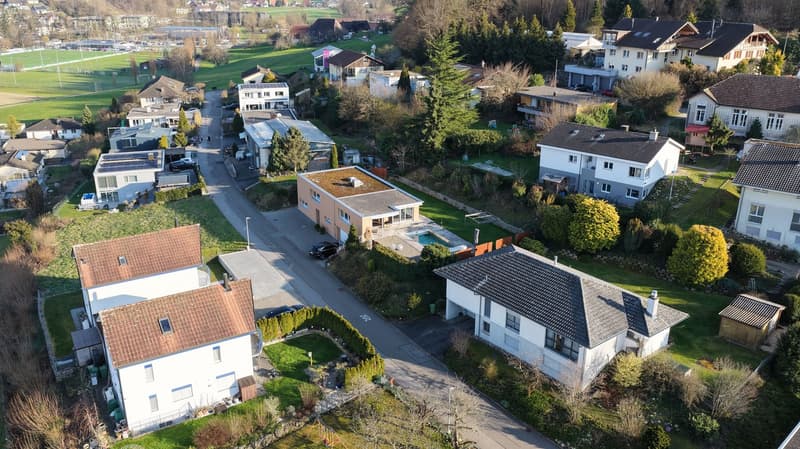 Modern & Aussergewöhnlich mit 290m2 Nutzfläche, gepflegte Gartenanlage mit Chromstahlpool (2)