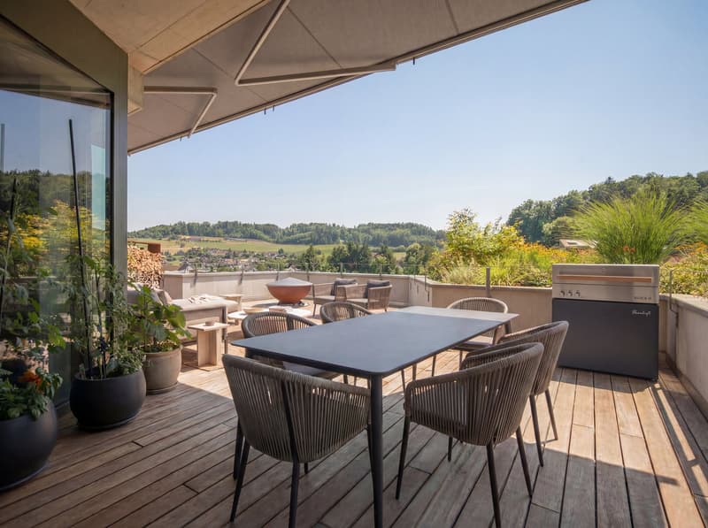 Terrasse Ebene 1 mit ca. 47m2