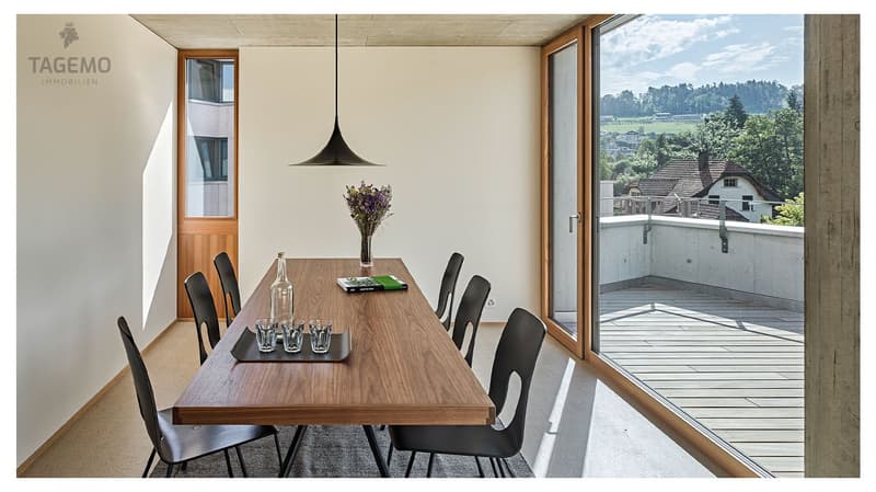 exklusive 5.5 Zimmer Wohnung in moderner Sichtbeton-Architektur – letzte Etappe (2)