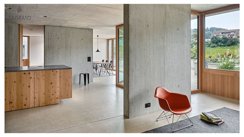 exklusive 5.5 Zimmer Wohnung in moderner Sichtbeton-Architektur – letzte Etappe (1)