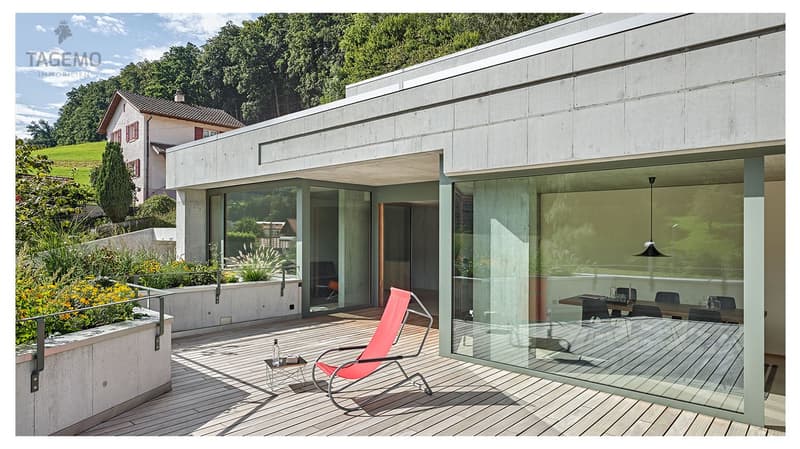 exklusive 5.5 Zimmer Wohnung in moderner Sichtbeton-Architektur – letzte Etappe (7)