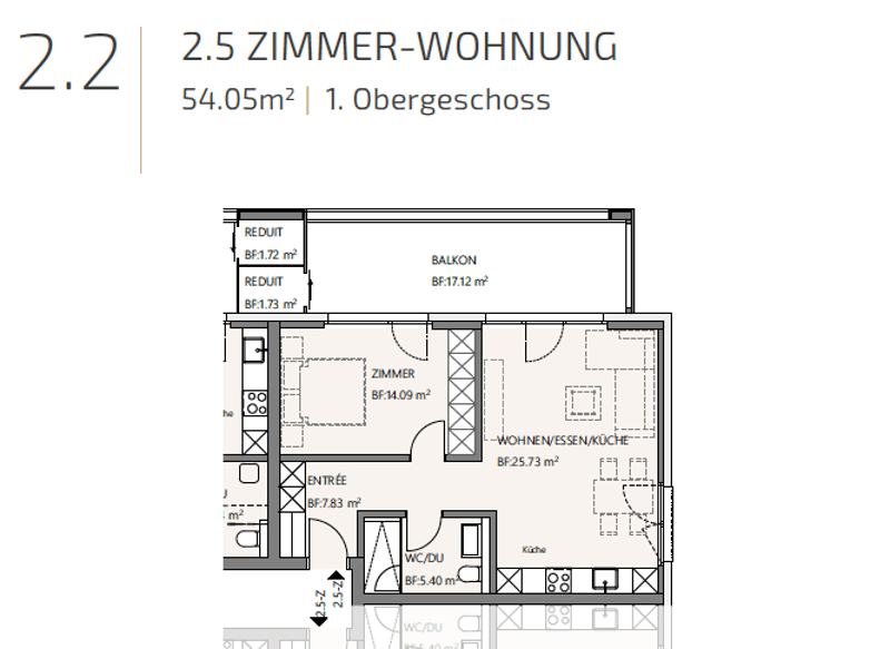 Wohnen mit Service | 2.5-Zi.mit grosser, überdachter Terrasse (13)