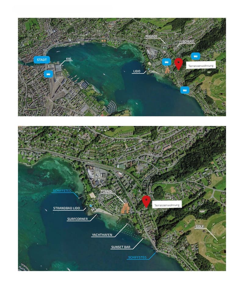 2 Gehminuten zum See. 100 m² Terrasse. Eine seltene Kombination. (16)