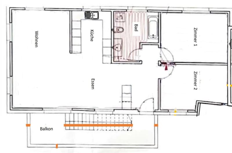 JETZT zu mieten: 3.5-Zi-Wohnung mit gemütlichem Balkon (3)