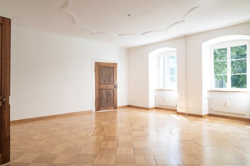 Stilvolle, grosse 3 Zimmerwohnung in historischem Gebäude mit Balkon (8)