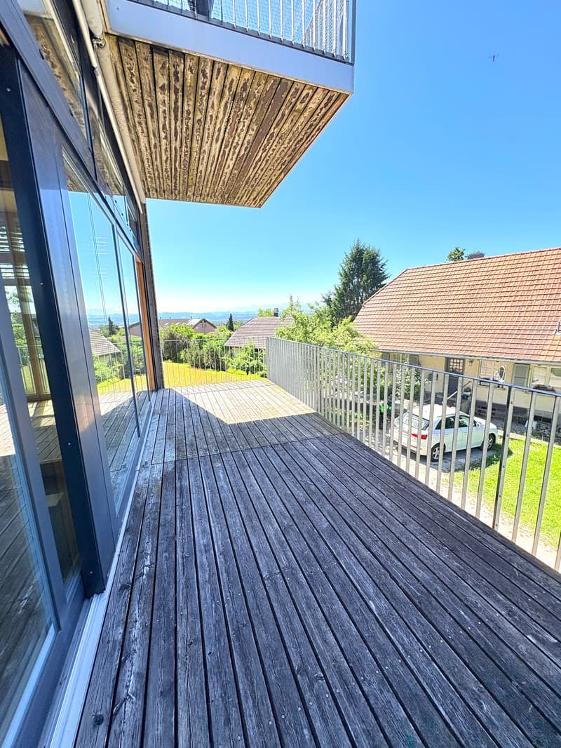 Echtes, originelles Eckloft (126m2) an erhöhter Lage nahe Bern (5)