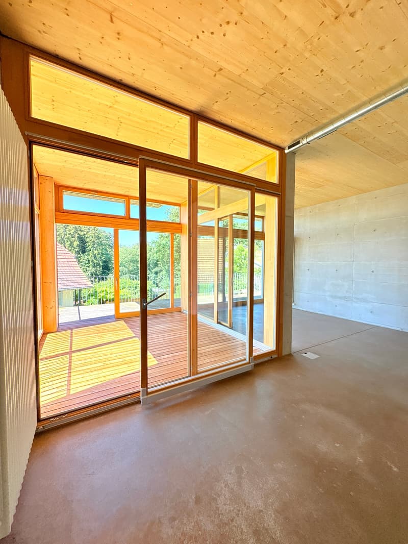 Echtes, originelles Eckloft (126m2) an erhöhter Lage nahe Bern (2)